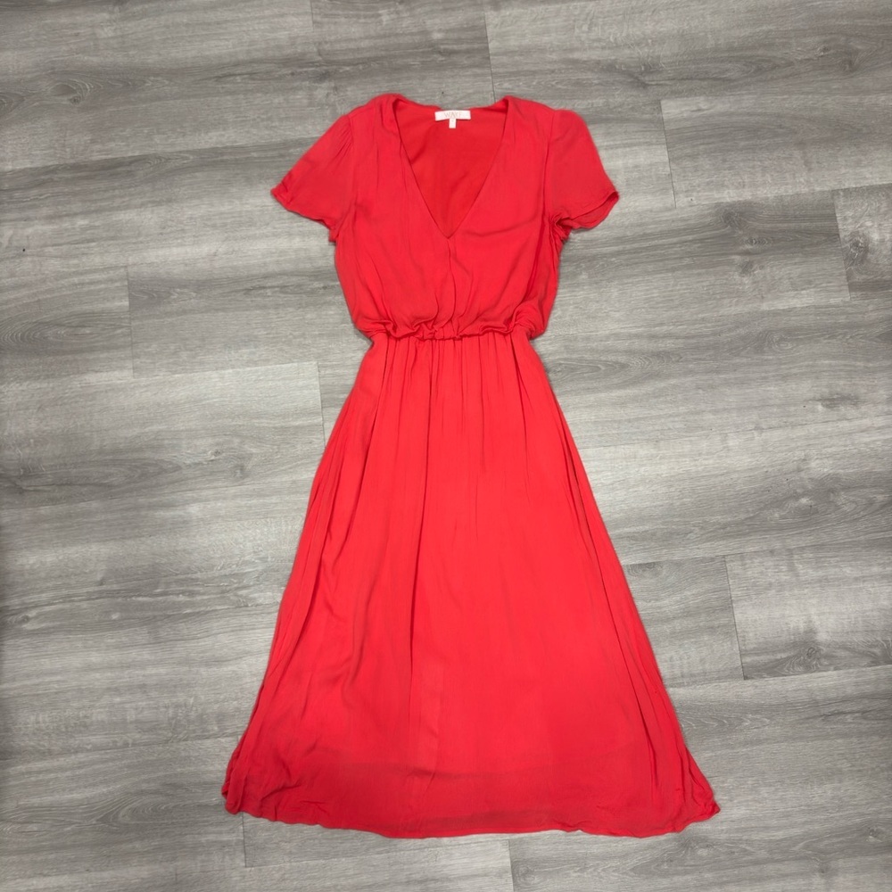 WAYF Scarlet V-Neck Dress Size Medium